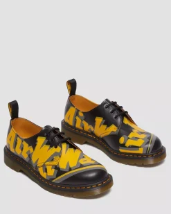 Sale|Originals>Dr. Martens 1461 Airwair Vintage Smooth Leather Oxford Shoes BLACK+MULTI — Airwair Vintage Smooth