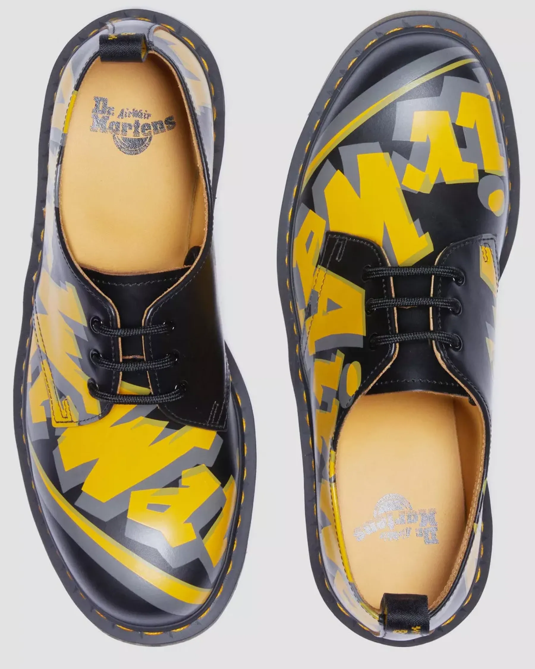 Sale|Originals>Dr. Martens 1461 Airwair Vintage Smooth Leather Oxford Shoes BLACK+MULTI — Airwair Vintage Smooth