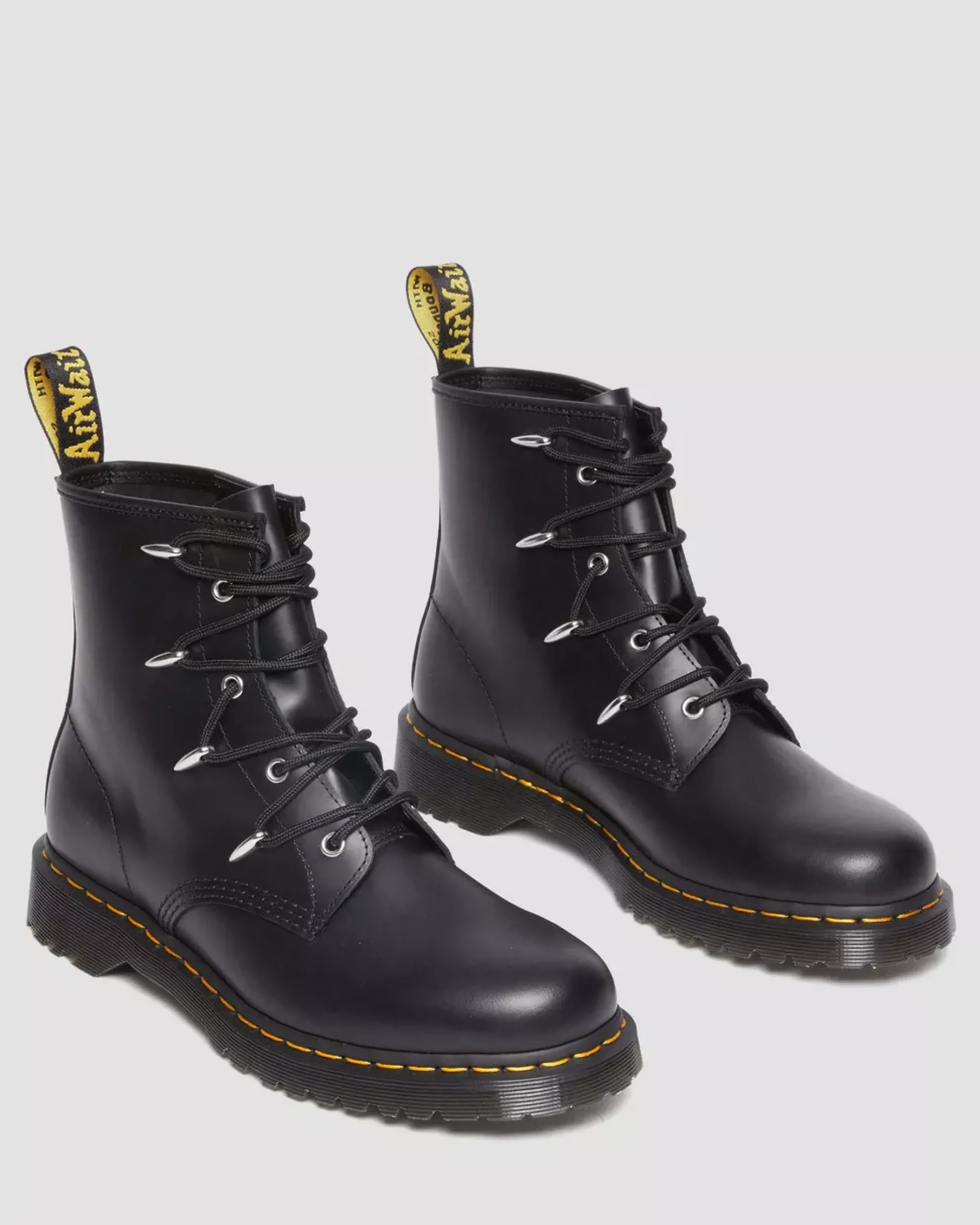 Sale|Originals>Dr. Martens 1460 Alien Hardware Leather Lace Up Boots BLACK — Danuibo