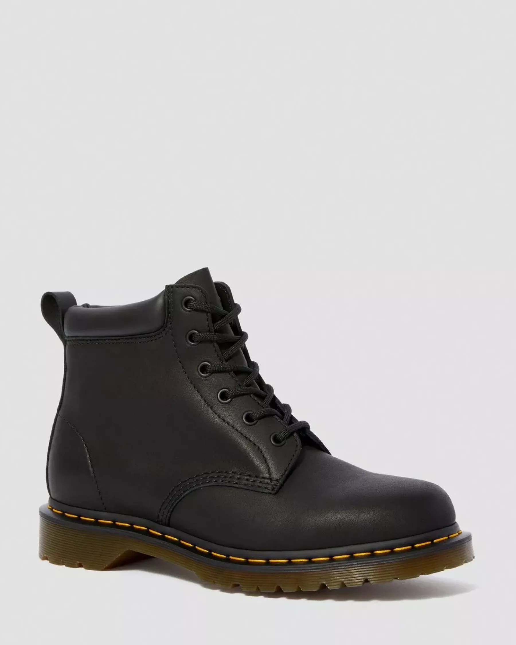 Originals|Ankle Boots>Dr. Martens 939 Ben Boot Leather Lace Up Boots Black — Greasy