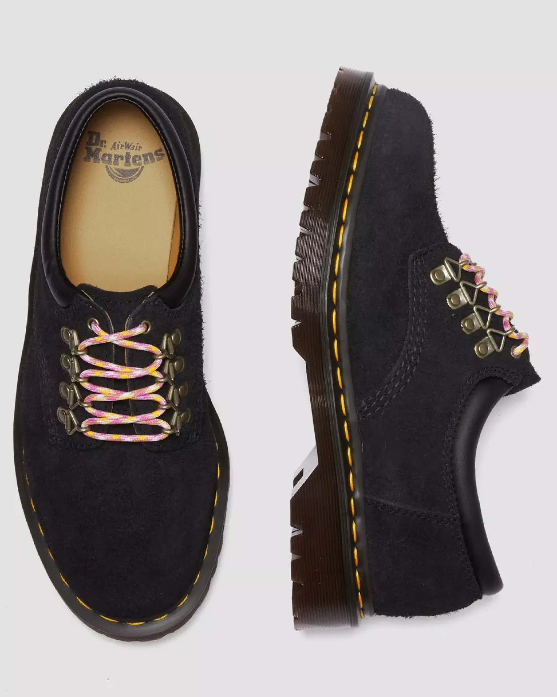 Sale|Originals>Dr. Martens 8053 Ben Suede Casual Shoes BLACK — Long Napped Suede