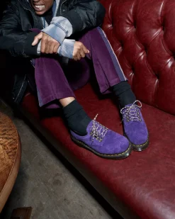Sale|Originals>Dr. Martens 8053 Ben Suede Casual Shoes RICH PURPLE — Long Napped Suede