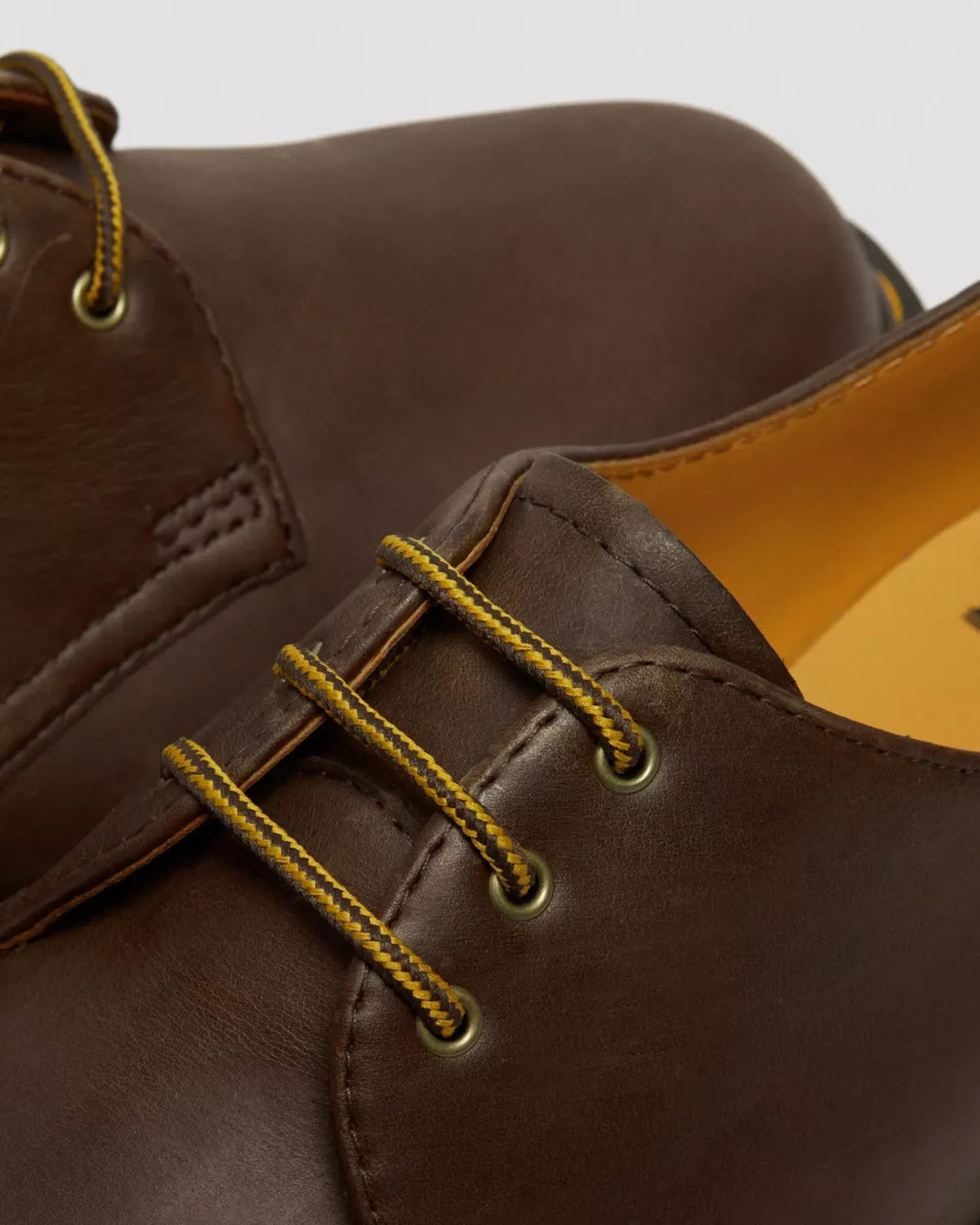 Platform Shoes|Oxfords>Dr. Martens 1461 Bex Crazy Horse Leather Oxford Shoes Dark Brown — Crazy Horse