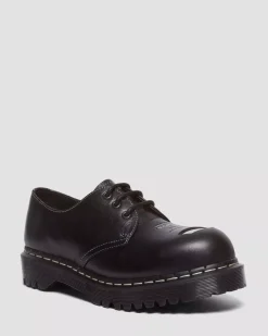 Originals|Shoes>Dr. Martens 1461 Bex Exposed Steel Toe Oxford Shoes Black — Overdrive