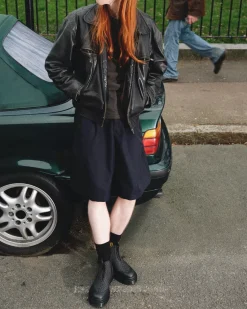 Originals|Platform Boots>Dr. Martens 2976 Bex Ripstop Grid Chelsea Boots Black+Black+White — Sorento+Grip Ripstop