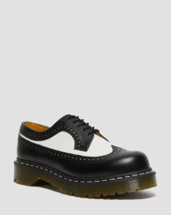 Bestsellers|Platform Shoes>Dr. Martens 3989 Bex Smooth Leather Brogue Shoes Black — Smooth Leather
