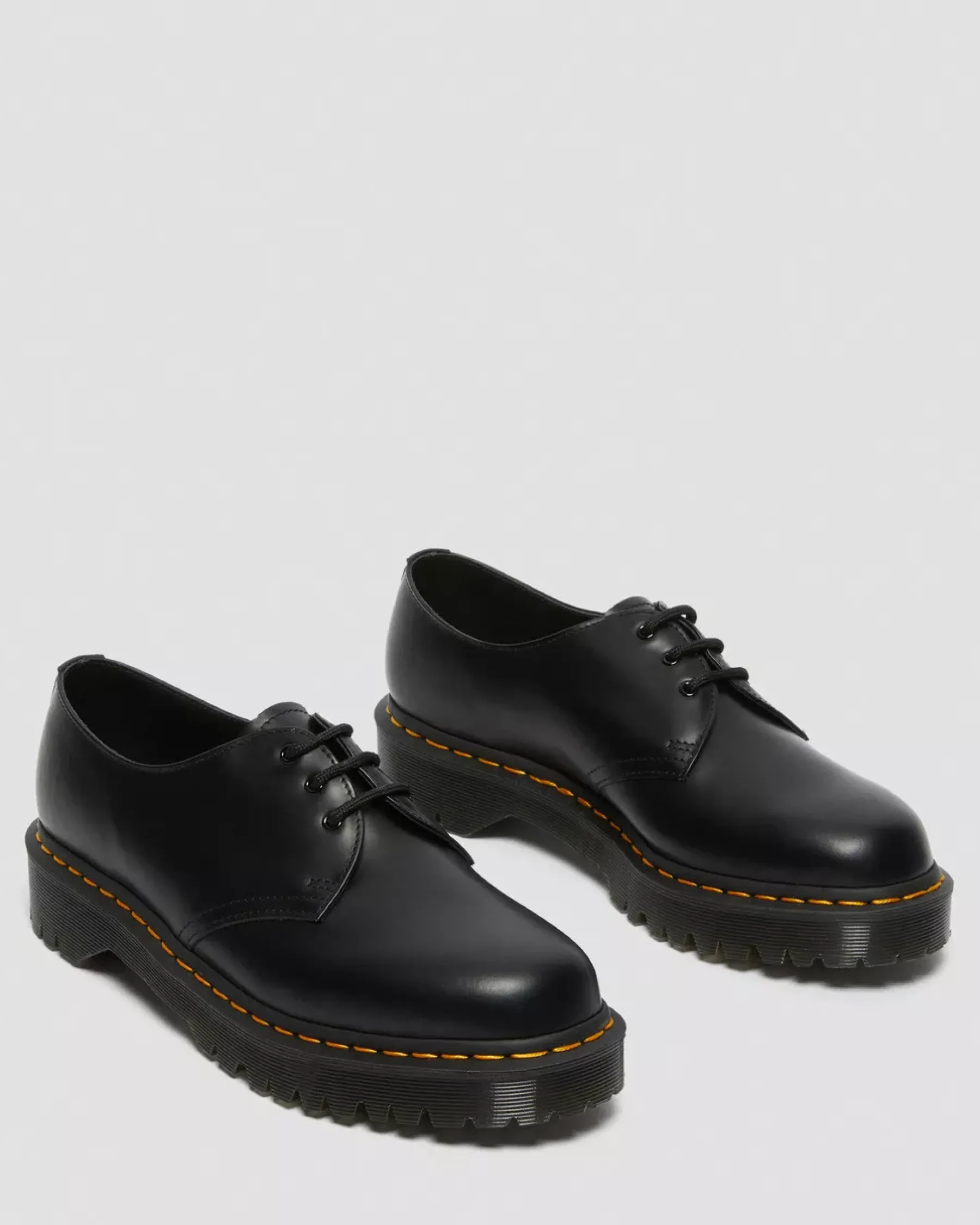 Bestsellers|Bestsellers>Dr. Martens 1461 Bex Smooth Leather Oxford Shoes Black — Smooth Leather