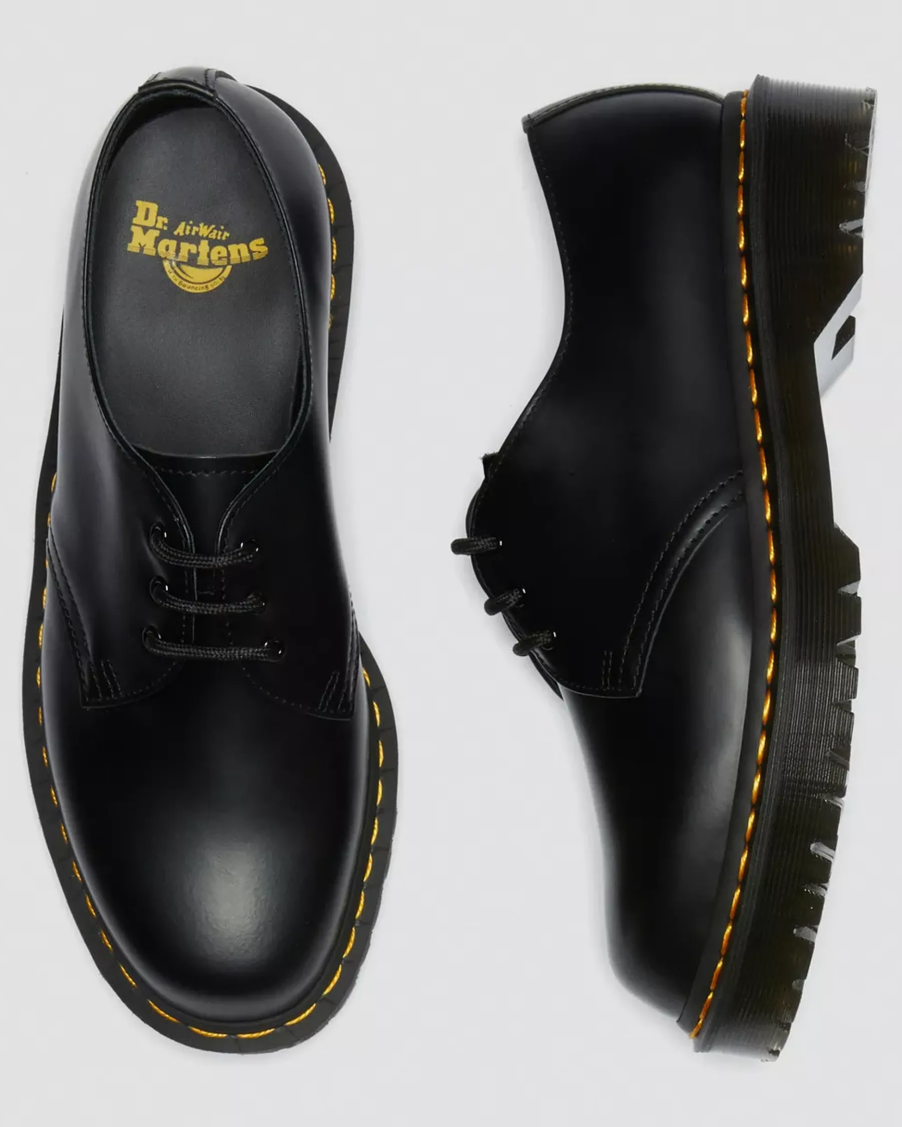 Bestsellers|Bestsellers>Dr. Martens 1461 Bex Smooth Leather Oxford Shoes Black — Smooth Leather