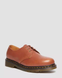 Originals|Oxfords>Dr. Martens 1461 Carrara Leather Oxford Shoes Saddle Tan — Carrara