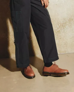 Originals|Oxfords>Dr. Martens 1461 Carrara Leather Oxford Shoes Saddle Tan — Carrara
