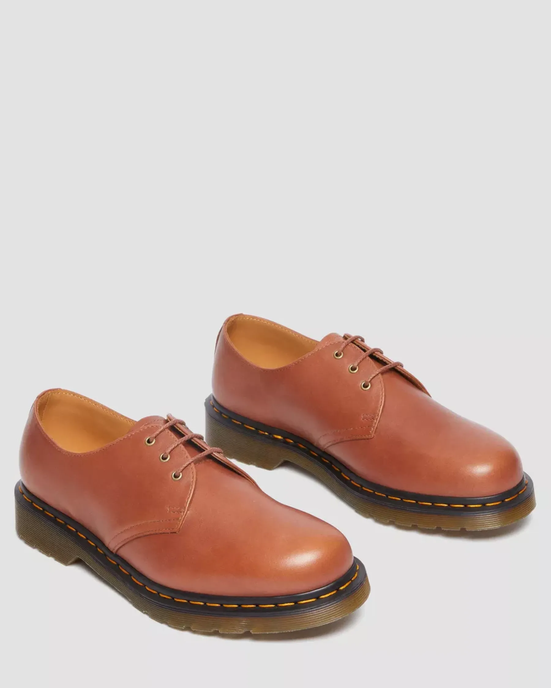Originals|Oxfords>Dr. Martens 1461 Carrara Leather Oxford Shoes Saddle Tan — Carrara
