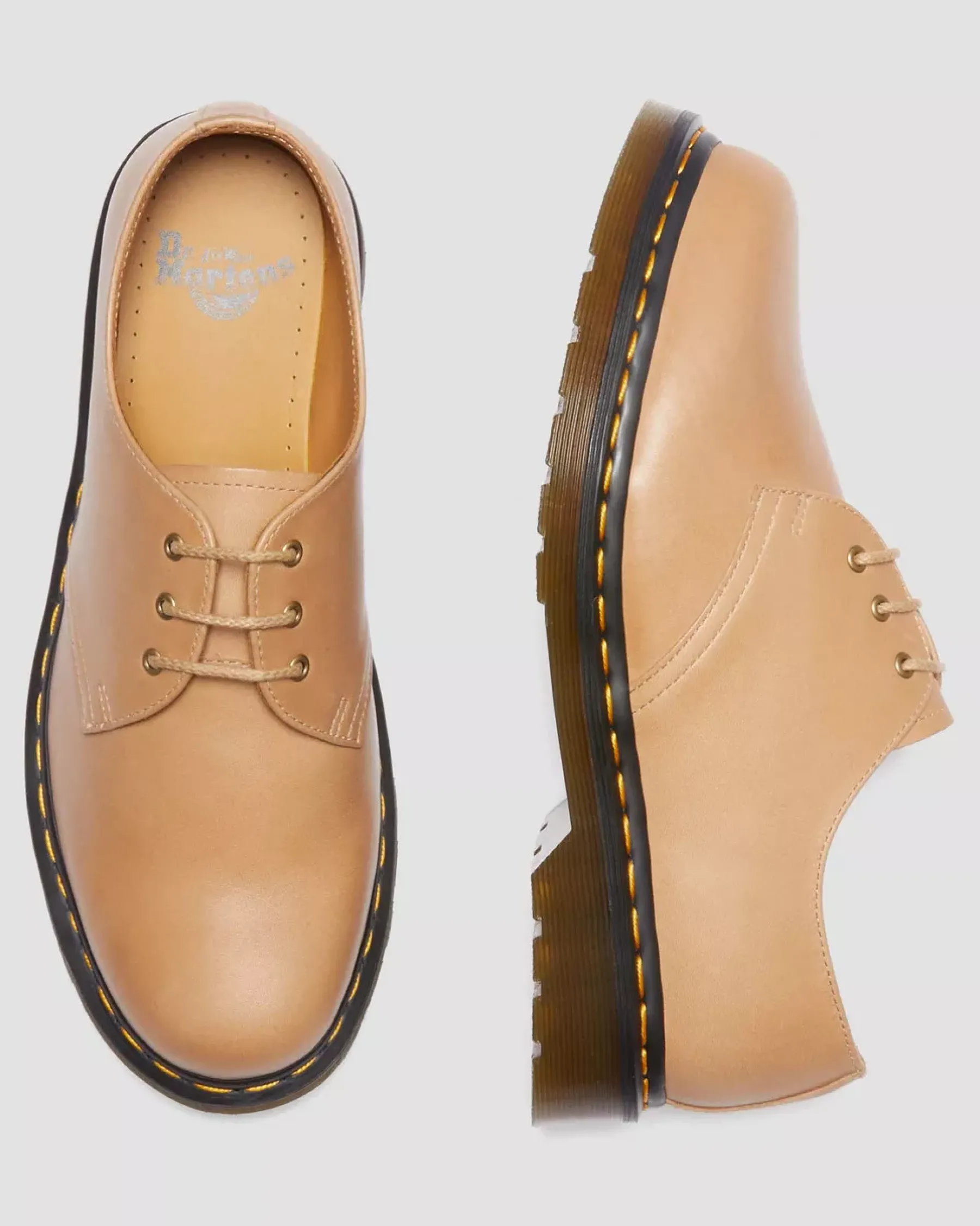 Sale|Originals>Dr. Martens 1461 Carrara Leather Oxford Shoes Beige — Carrara