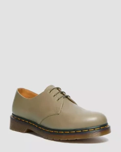 Sale|Originals>Dr. Martens 1461 Carrara Leather Oxford Shoes Olive — Carrara