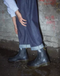 Originals|Winter Boots>Dr. Martens 2976 DM's Wintergrip Leather Chelsea Boots Black — Blizzard Wp