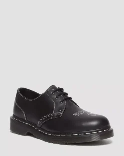 Originals|Shoes>Dr. Martens 1461 Gothic Americana Leather Oxford Shoes Black — Wanama