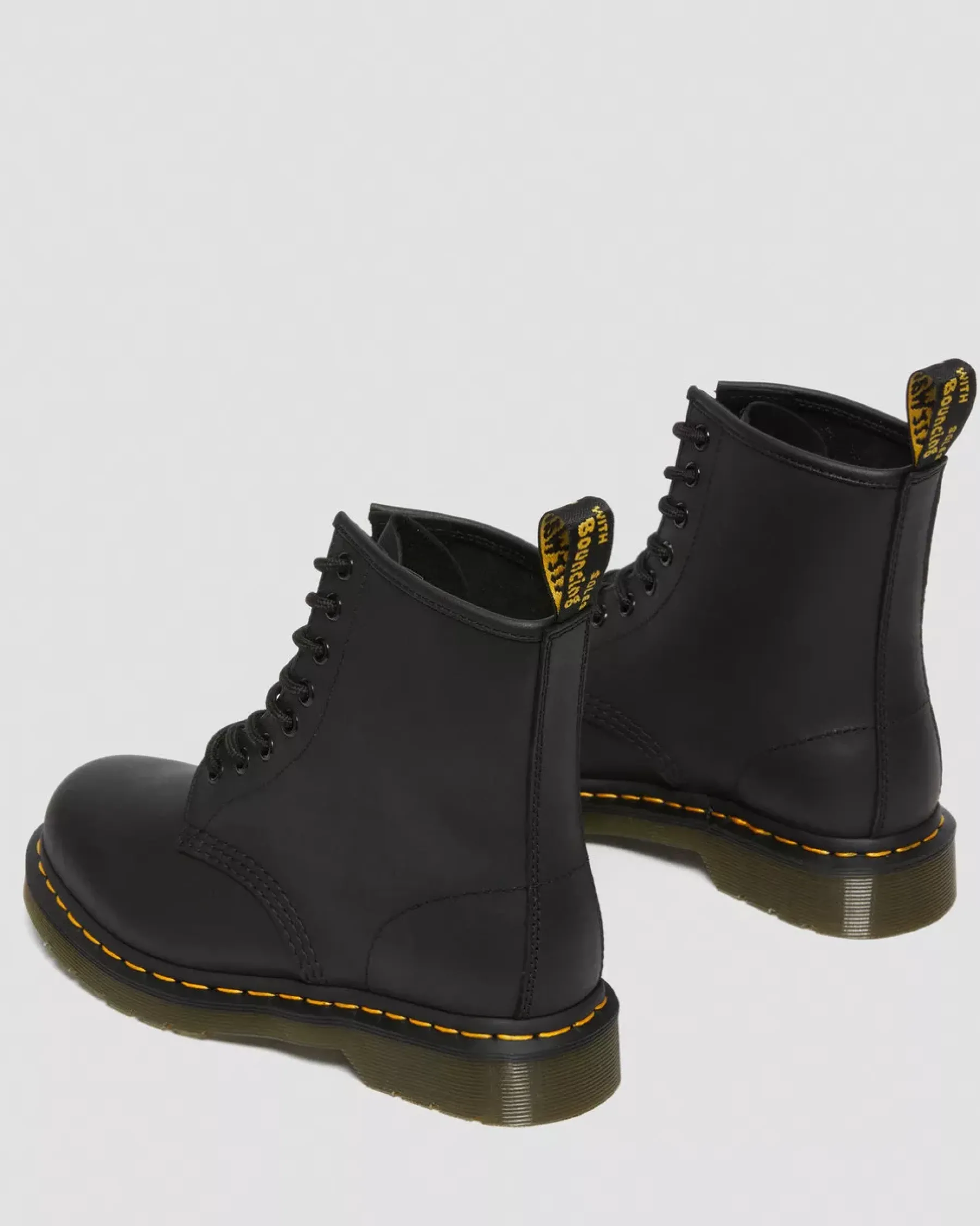 Originals|Ankle Boots>Dr. Martens 1460 Greasy Leather Lace Up Boots Black — Greasy