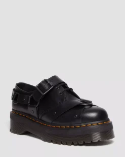 Sale|Originals>Dr. Martens 1461 Harness Leather Platform Shoes Black — Paris