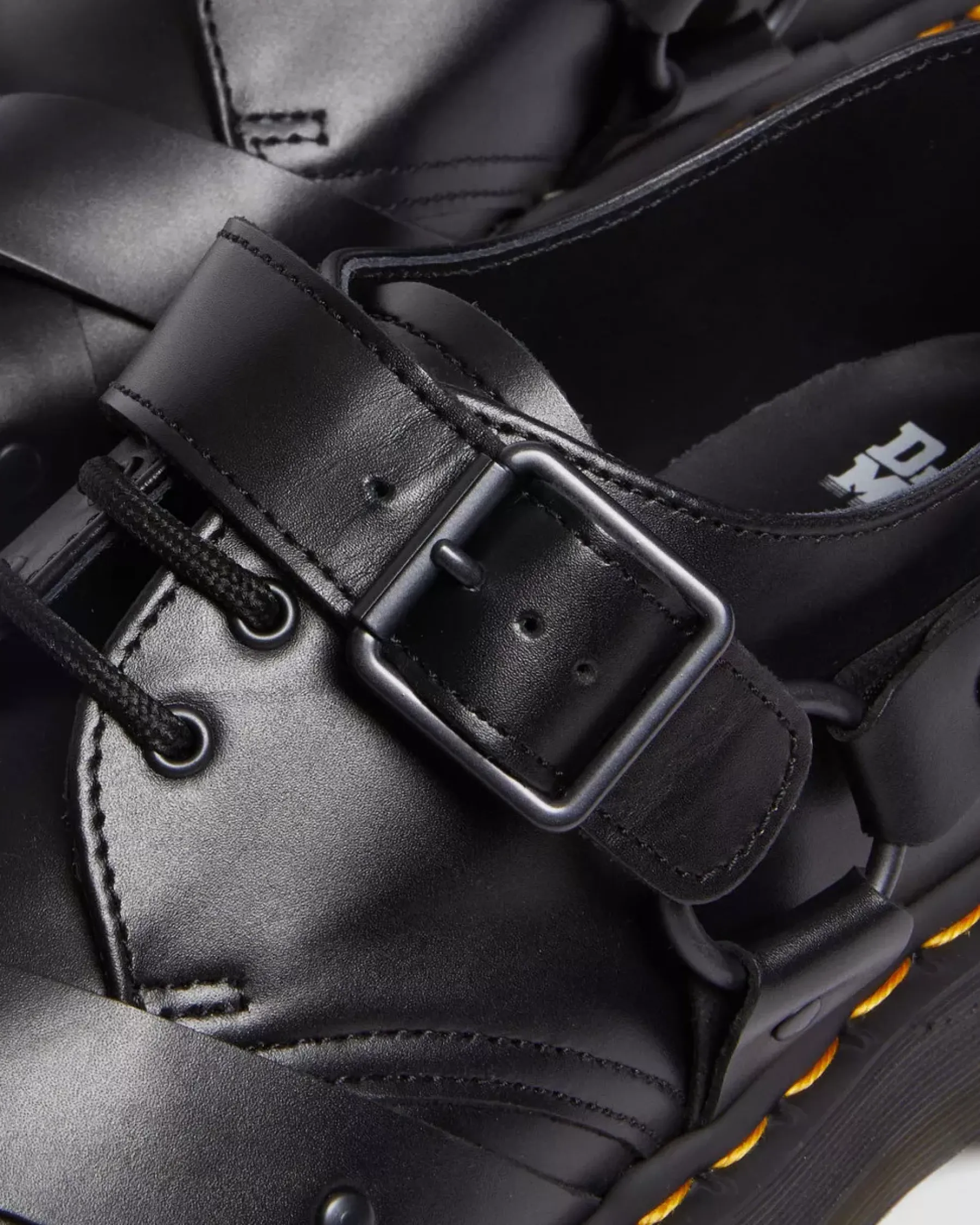 Sale|Originals>Dr. Martens 1461 Harness Leather Platform Shoes Black — Paris