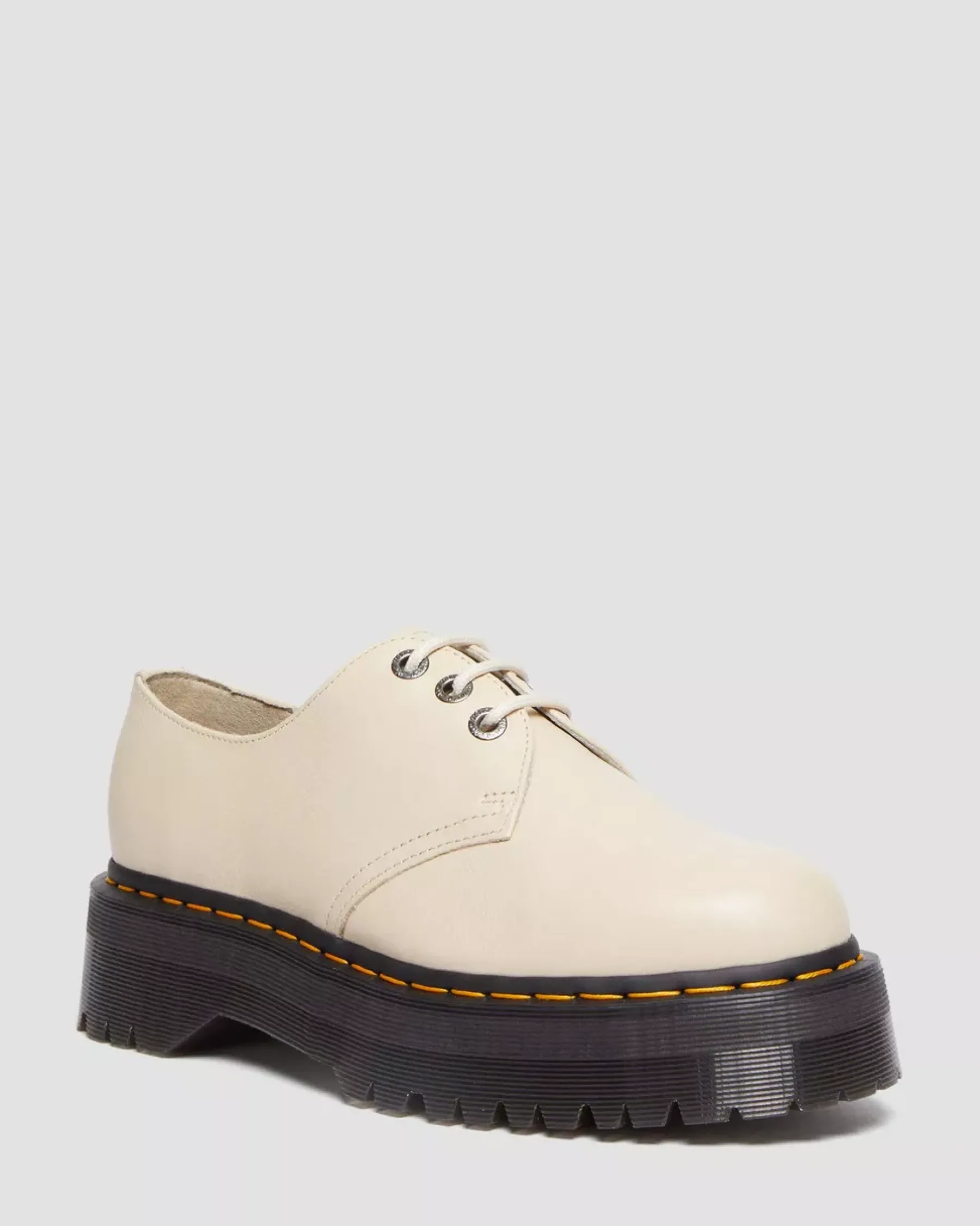 Sale|Originals>Dr. Martens 1461 II Pisa Leather Platform Shoes Parchment Beige — Pisa