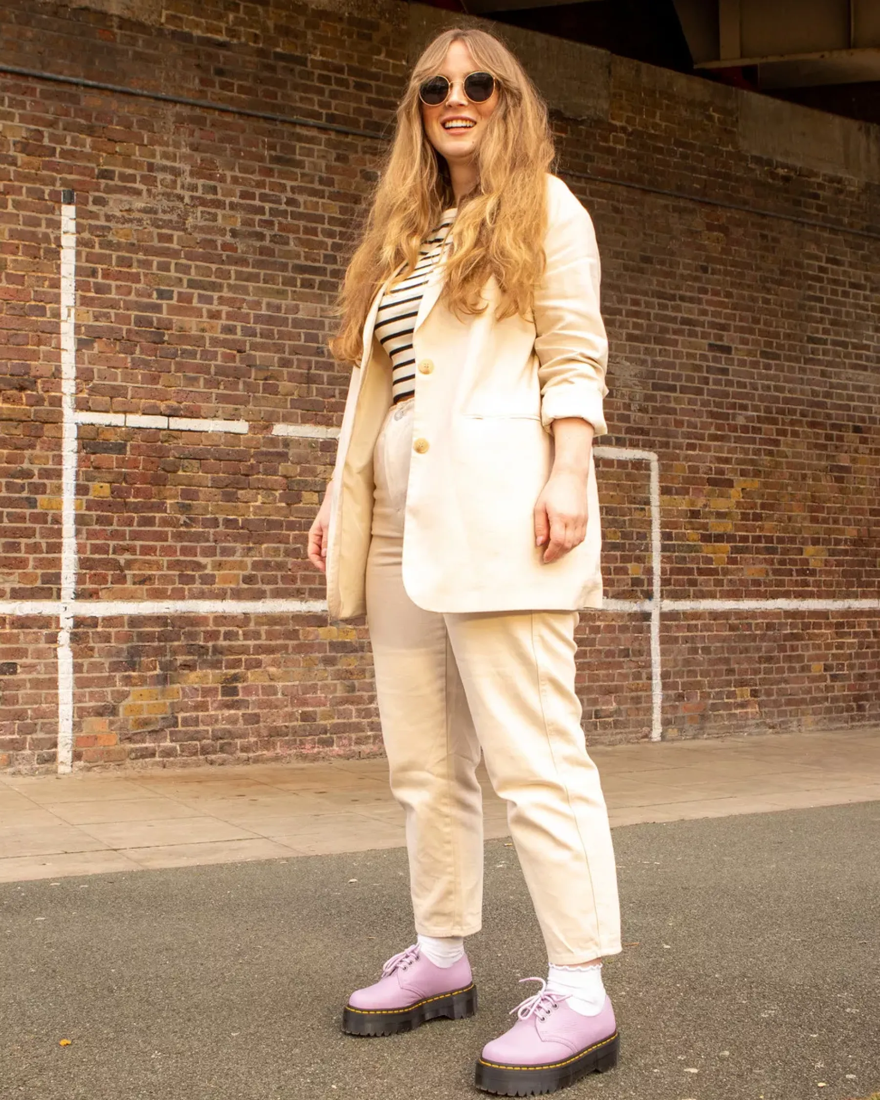 Sale|Originals>Dr. Martens 1461 II Pisa Leather Platform Shoes Lilac — Pisa