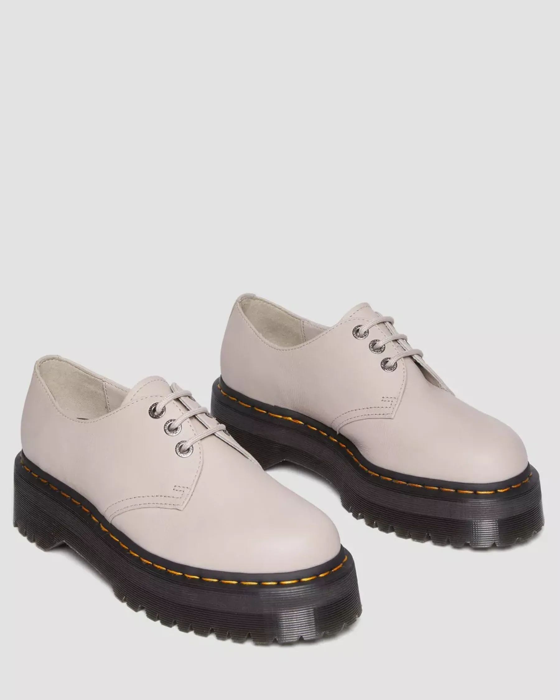 Sale|Originals>Dr. Martens 1461 II Pisa Leather Platform Shoes VINTAGE TAUPE — Pisa