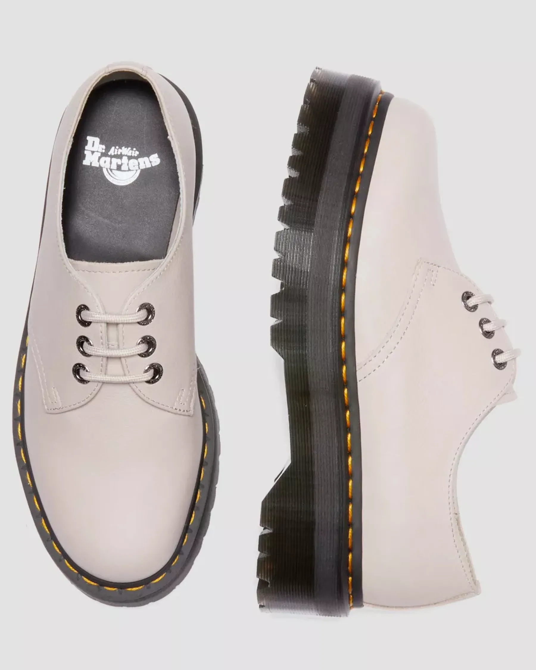Sale|Originals>Dr. Martens 1461 II Pisa Leather Platform Shoes VINTAGE TAUPE — Pisa