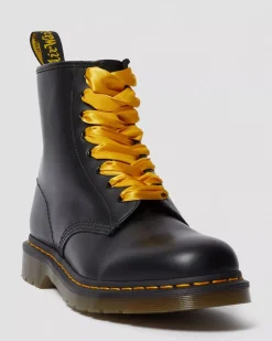 Laces|Accessories>Dr. Martens 55 inch Ribbon Shoe Laces (8-10 Eye) Yellow — Ribbon