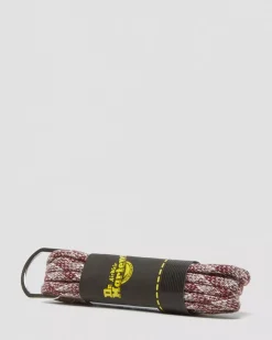 Laces|Accessories>Dr. Martens 55 Inch Round Marl Shoe Laces (8-10 Eye) Red — Polyester