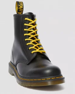 Laces|Accessories>Dr. Martens 55 Inch Round Shoe Laces (8-10 Eye) Yellow — Polyester