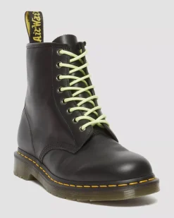 Laces|Accessories>Dr. Martens 55 Inch Round Shoe Laces (8-10 Eye) Lime Green — Polyester