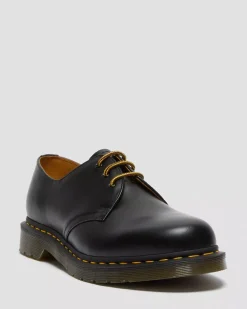 Laces|Accessories>Dr. Martens 26 Inch Round Shoe Laces (3-Eye) Brown+Yellow — Cotton
