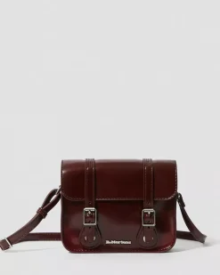 Accessories|Bags>Dr. Martens 7 Inch Vegan Crossbody Bag Cherry Red — Oxford Rub Off