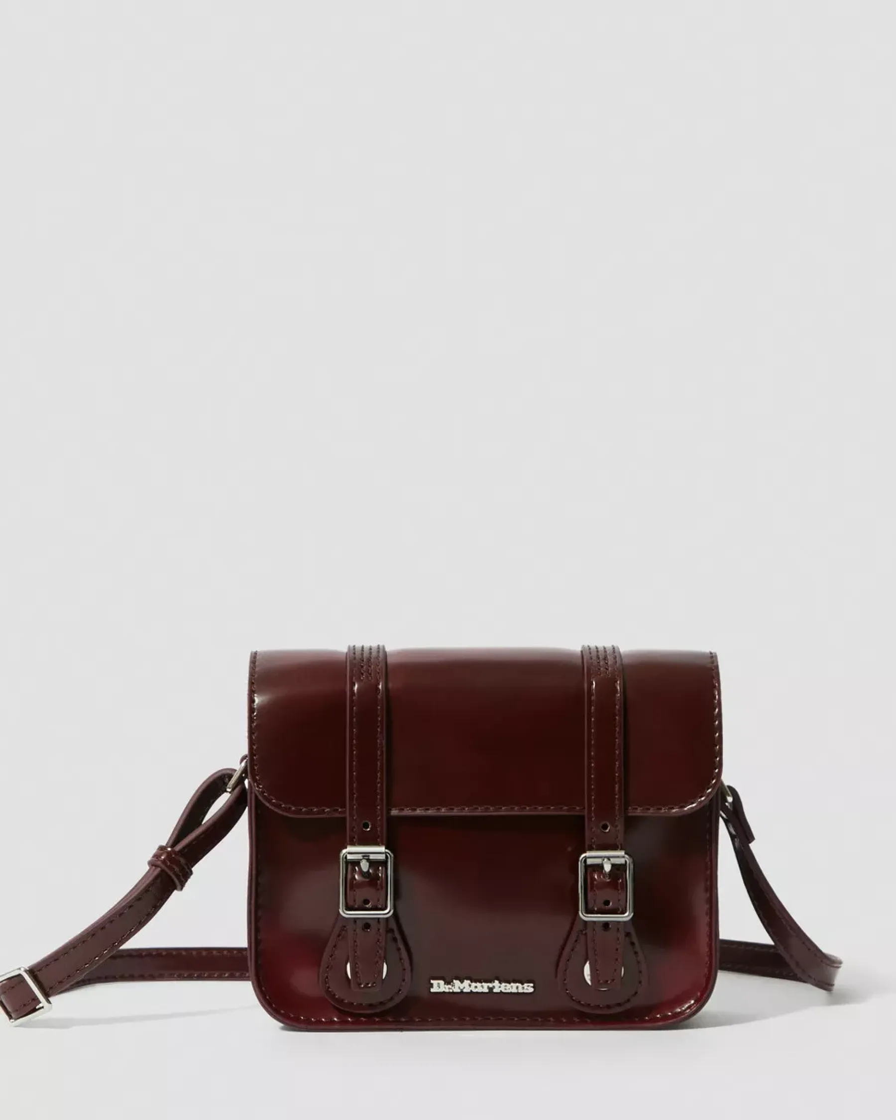 Accessories|Bags>Dr. Martens 7 Inch Vegan Crossbody Bag Cherry Red — Oxford Rub Off