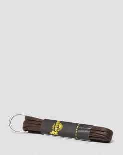 Laces|Accessories>Dr. Martens 55 Inch Waxed Flat Shoe Laces (8-10 Eye) Brown — Tetoron