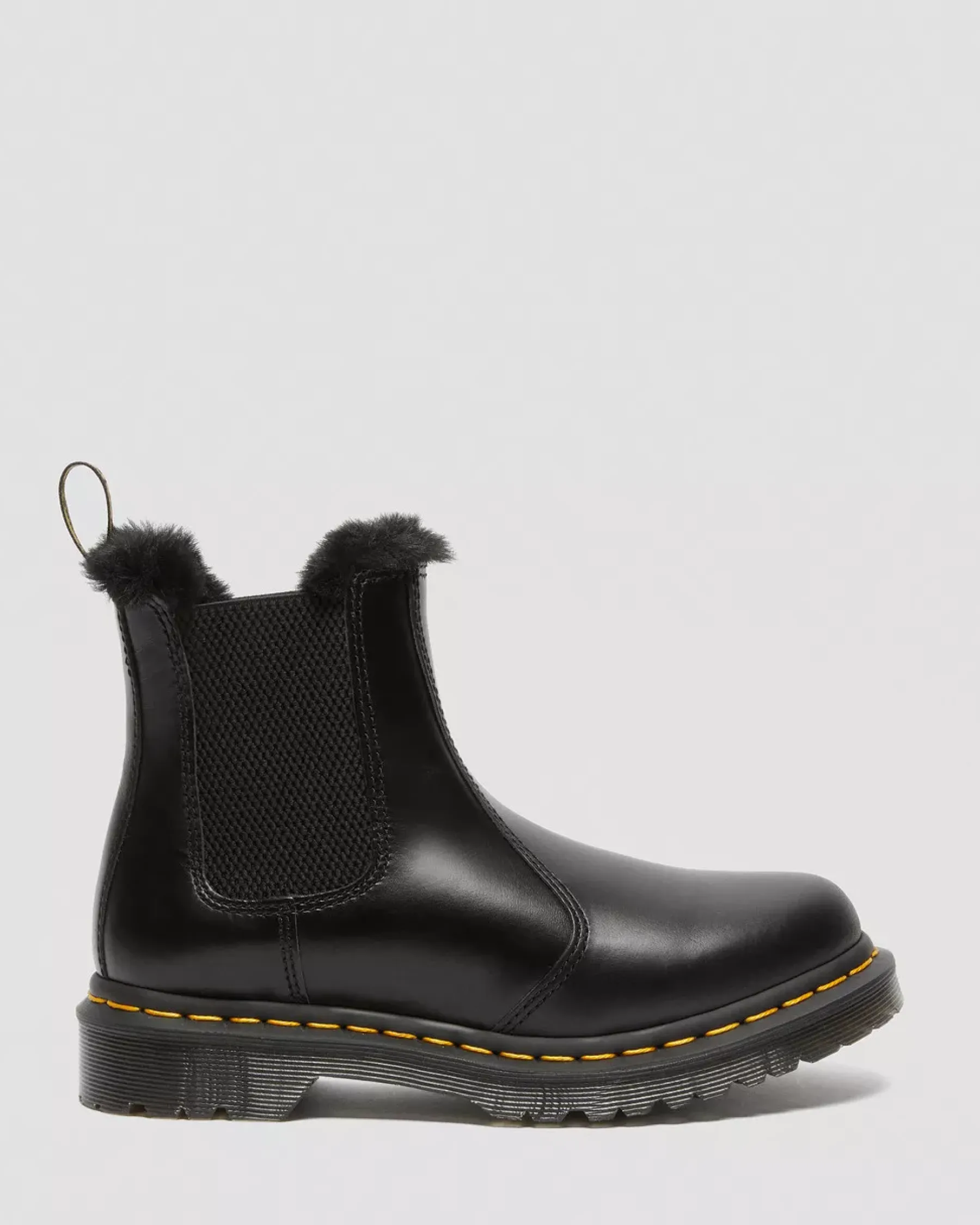 Sale|Originals>Dr. Martens 2976 Leonore Faux Fur Lined Chelsea Boots Dark Grey — Atlas