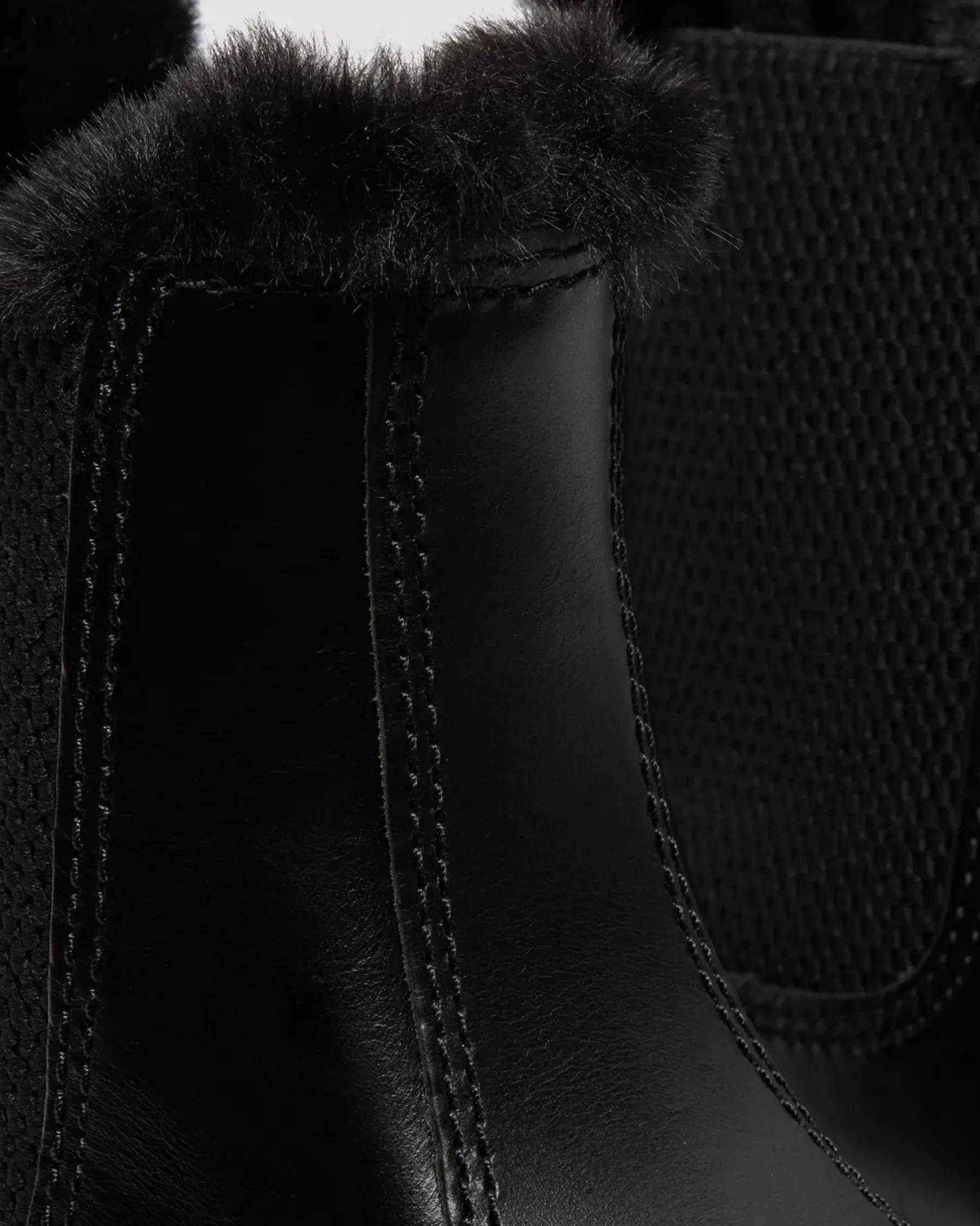 Sale|Originals>Dr. Martens 2976 Leonore Faux Fur Lined Chelsea Boots Dark Grey — Atlas