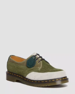 Originals|Oxfords>Dr. Martens 1461 Made in England Deadstock Leather Oxford Shoes MULTI — Quilon + Suede