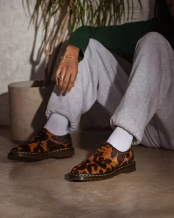 Sale|Originals>Dr. Martens 1461 Made in England Hair On Oxford Shoes Ocelot — Hair On