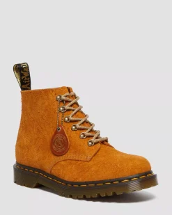 Sale|Originals>Dr. Martens 101 Made in England Hardware Suede Ankle Boots BURNT YELLOW