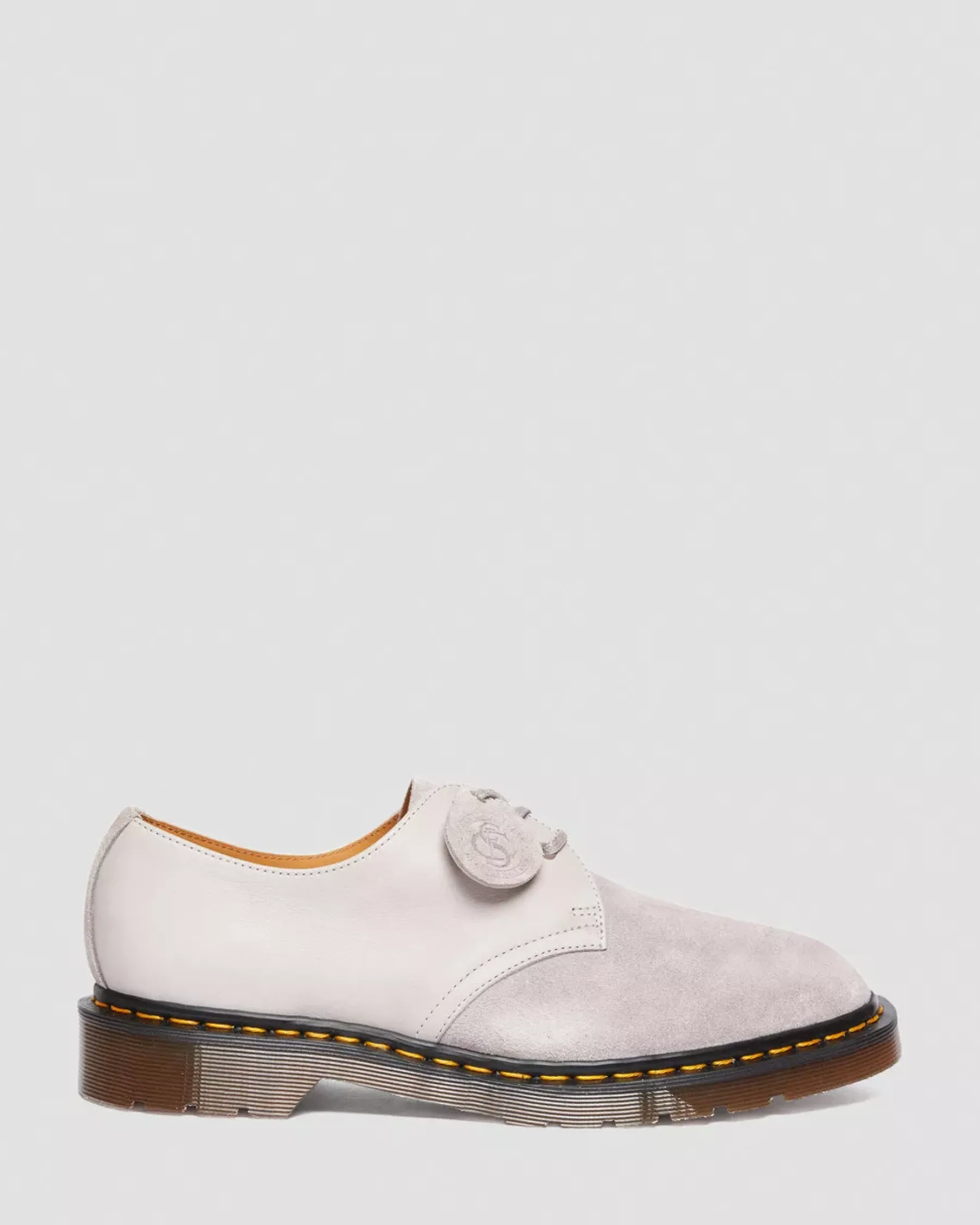 Sale|Originals>Dr. Martens 1461 Made in England Suede Oxford Shoes Pewter — Reverse Grain Suede