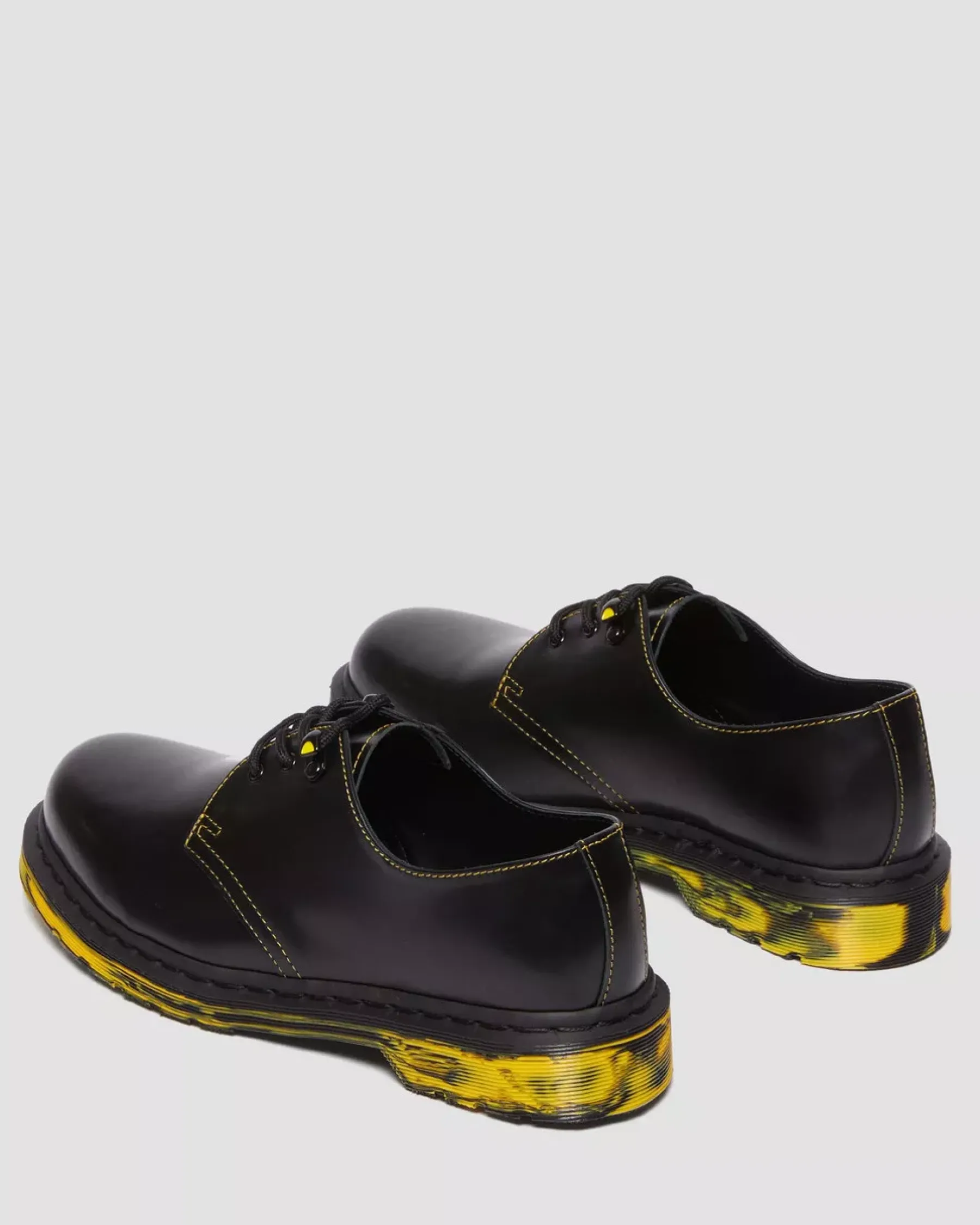 Sale|Originals>Dr. Martens 1461 Marbled Sole Leather Oxford Shoes Black — Smooth Leather