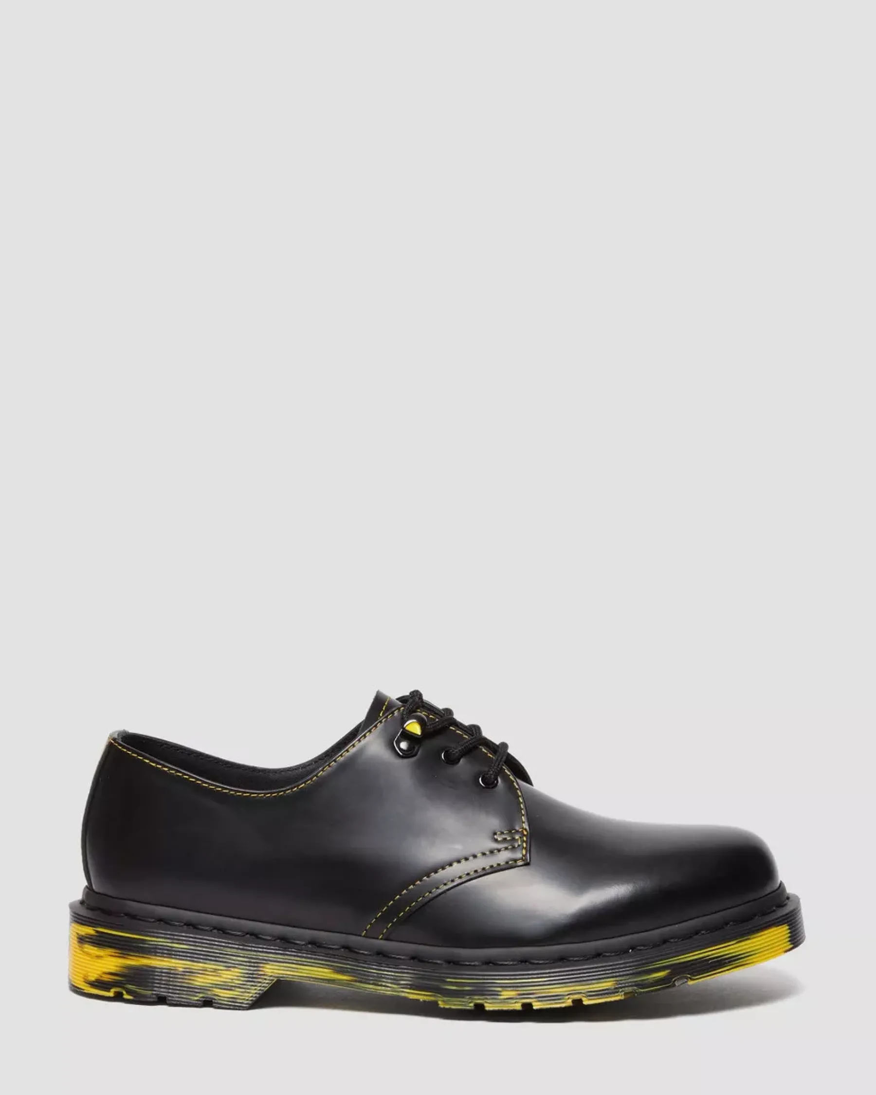 Sale|Originals>Dr. Martens 1461 Marbled Sole Leather Oxford Shoes Black — Smooth Leather