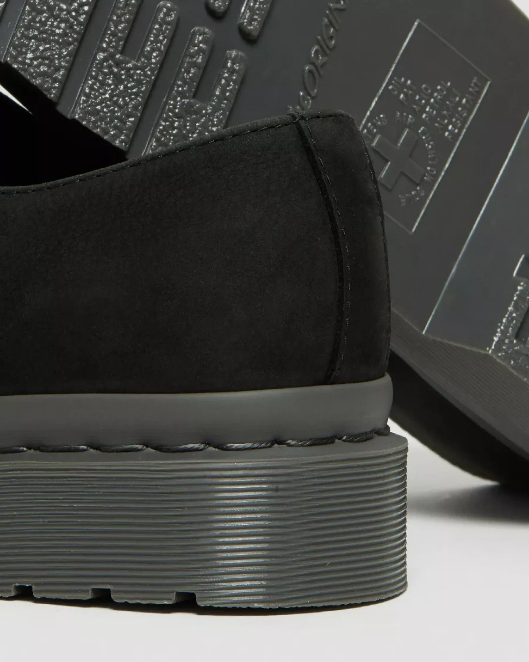 Sale|Originals>Dr. Martens 1461 Mono Milled Nubuck Leather Oxford Shoes Black — Milled Nubuck Wp