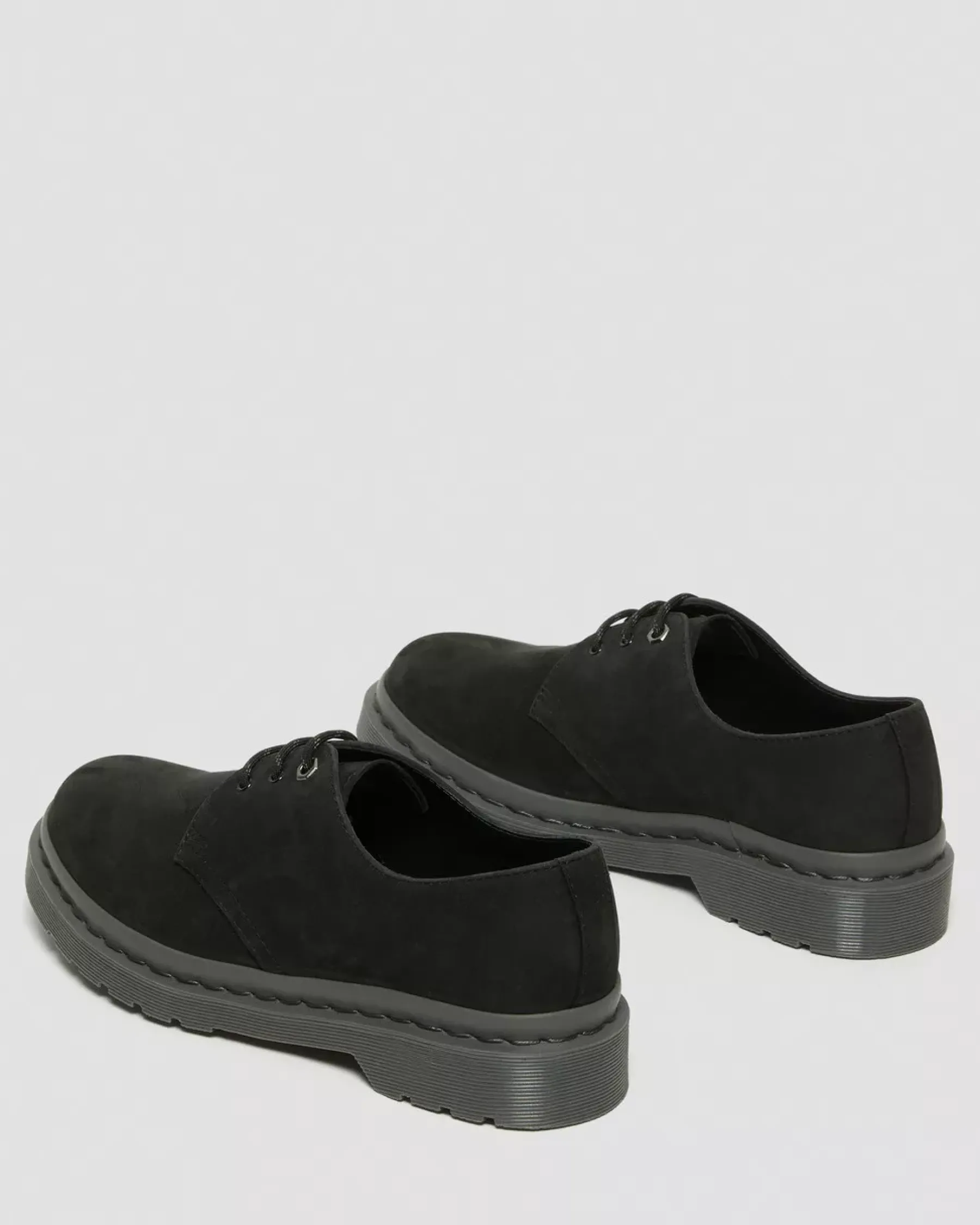 Sale|Originals>Dr. Martens 1461 Mono Milled Nubuck Leather Oxford Shoes Black — Milled Nubuck Wp