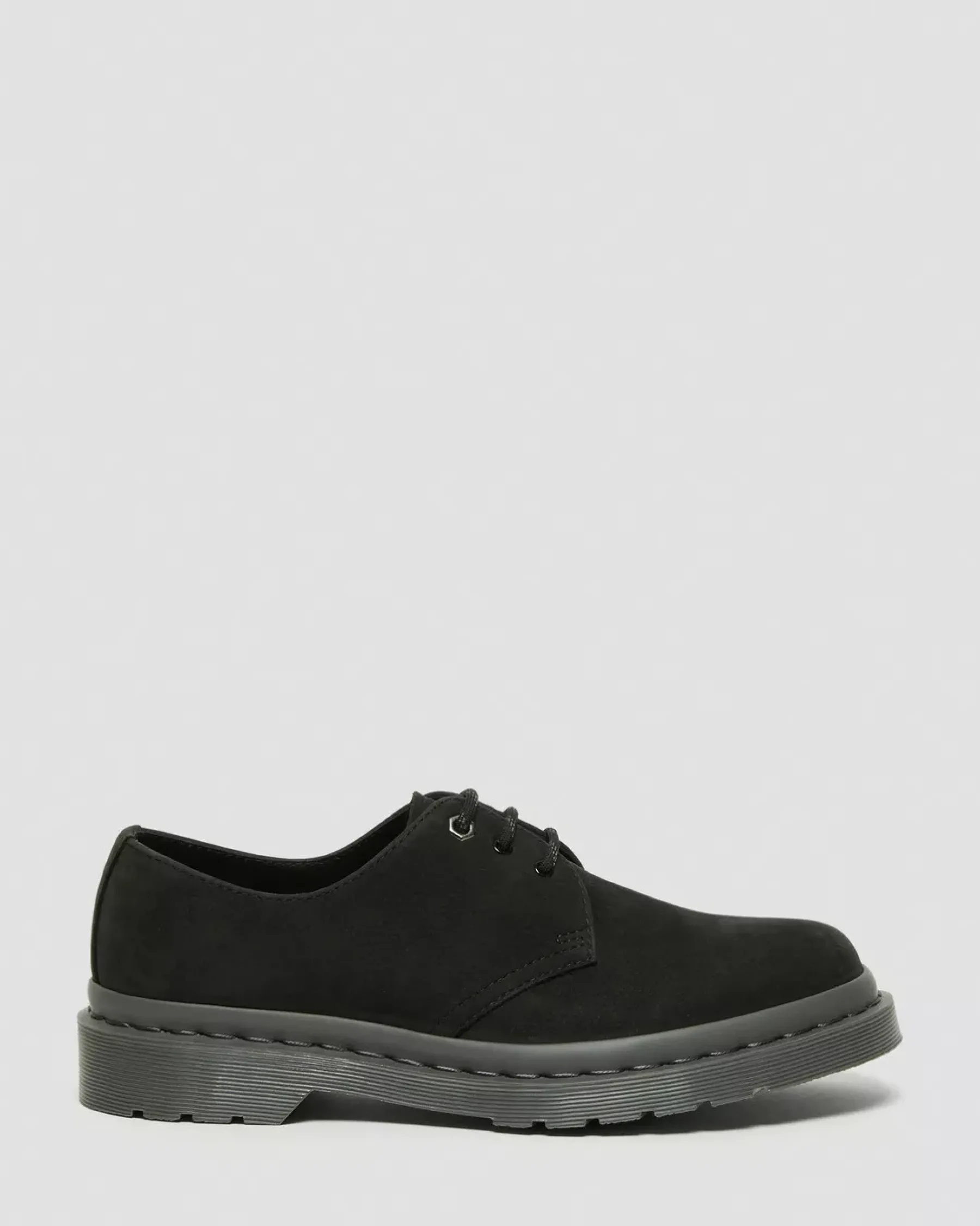 Sale|Originals>Dr. Martens 1461 Mono Milled Nubuck Leather Oxford Shoes Black — Milled Nubuck Wp