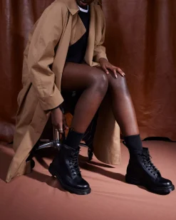 Originals|Bestsellers>Dr. Martens 1460 Mono Smooth Leather Lace Up Boots Black — Smooth Leather