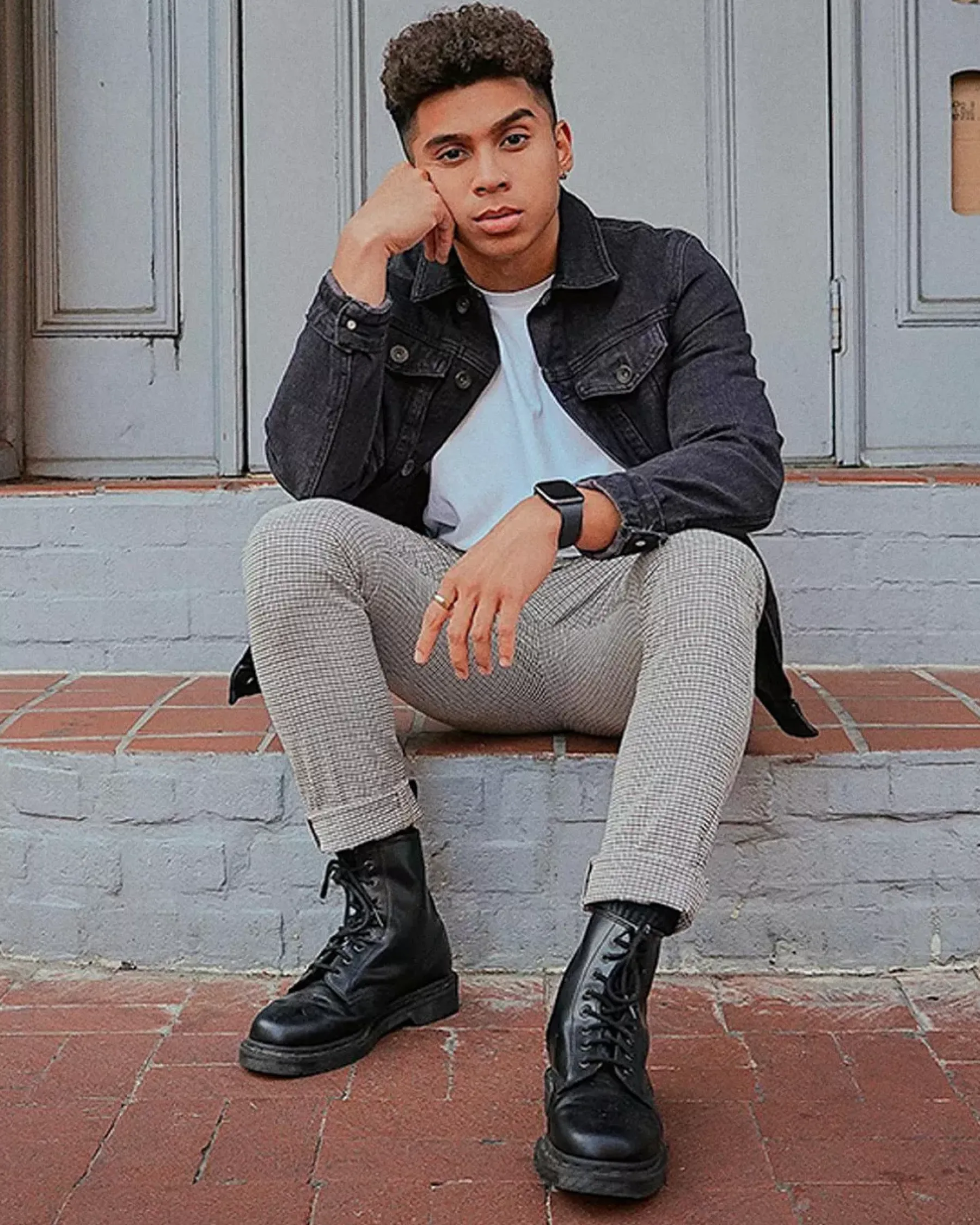Originals|Bestsellers>Dr. Martens 1460 Mono Smooth Leather Lace Up Boots Black — Smooth Leather