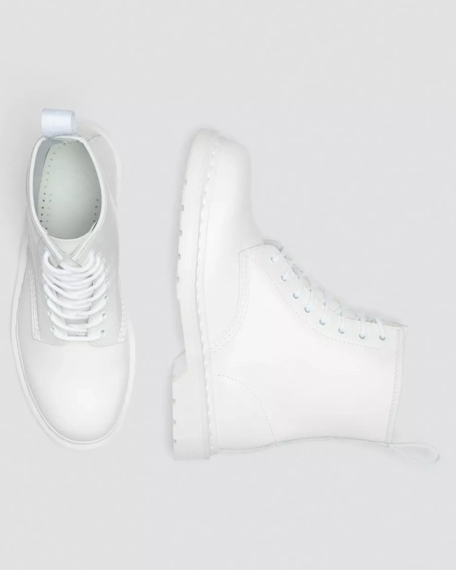 Sale|Originals>Dr. Martens 1460 Mono Smooth Leather Lace Up Boots White — Smooth Leather