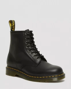 Originals|Boots>Dr. Martens 1460 Nappa Leather Lace Up Boots Black — Nappa Leather