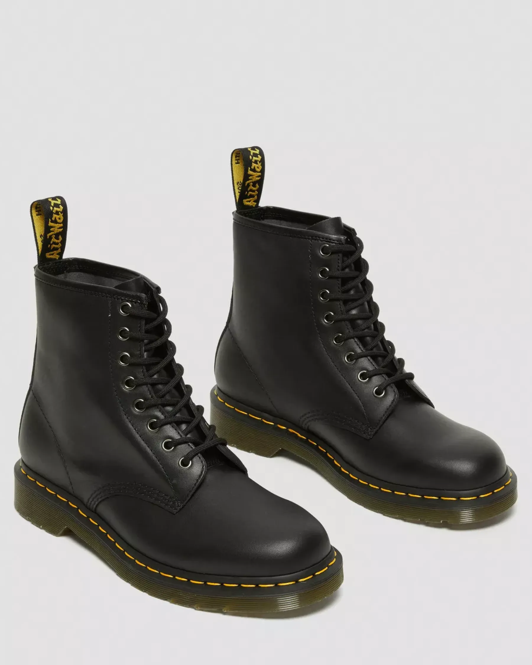 Originals|Boots>Dr. Martens 1460 Nappa Leather Lace Up Boots Black — Nappa Leather